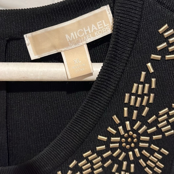 Michael Kors Beaded sweater sheath dress - Picture 2 of 3